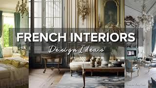 French Interiors: Plush Upholstery, Ornate Furniture, and Sophisticated Color Palettes