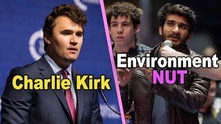 Charlie Kirk VS. Environmentalist NUT *full video*