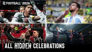 eFootball 2024 | All Hidden Celebrations