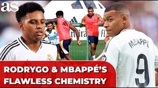 MBAPPÉ and RODRYGO ignite REAL MADRID training with FLAWLESS CHEMISTRY