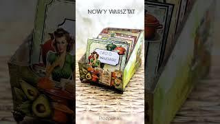 Przepiśnik w Diary Box. Nowy warsztat #scrapkate #przepiśnik #diy #warsztaty #scrapbooking #craft