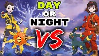 We Catch Day or Night Time Pokemon Then We FIGHT!