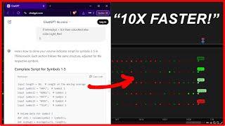 Use ChatGPT to Build a Volume Indicator for ThinkOrSwim