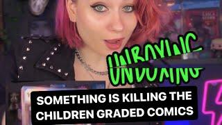 Graded SOMETHING IS KILLING THE CHILDREN comics unboxing (from SHORTBOXED)