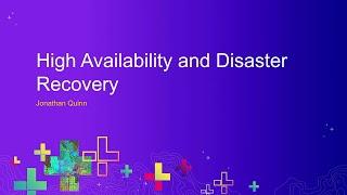 ArcGIS Enterprise: High Availability and Disaster Recovery