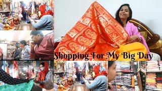 Taiyaari Suru For The Big Day......Saree Shopping For My Baby Shower ||