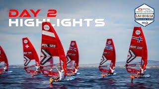 DAY 2 of the 2024 iQFOiL EUROPEAN CHAMPIONSHIP: LIGHT WINDS CHALLENGE ATHLETES