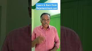 Learn & Earn from Rajamanickam.com