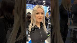 An AI girlfriend for only $175K!? #ces2025 #ces #robot #ai #newegg @RealbotixCorp