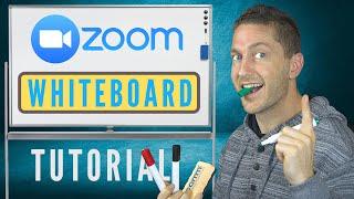 How to Use Whiteboard in Zoom | Tutorial for Beginners | Hacks, Tricks & Tips