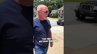 They surprised their dad with his dream car ️