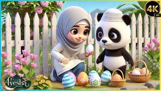 New  Muslim Panda’s Easter Egg Song for Kids!  | Fun & Happy Rhymes!