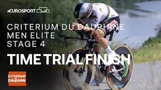  Critérium du Dauphiné 2024 Stage 4 Time Trial Race Finish | Eurosport Cycling