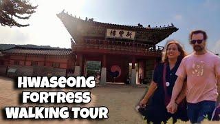 WALKING TOUR : HWASEONG FORTRESS IN #SUWON WITH #KDRAMA EPIC HISTORY  VIBES