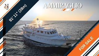 M/Y AMMIRAGLIO for Sale | 91' 11" (28.01m) Na.Vi Yacht