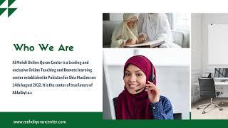 Fiqah e Jafria Online School, Al Mehdi Online Quran Center