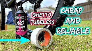 WHY GORILLA TAPE IS BETTER? | GHETTO TUBELESS MTB