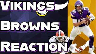 Vikings Browns Preseason Reaction