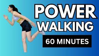 1 Hour HIIT Power Walking Workout for Weight Loss