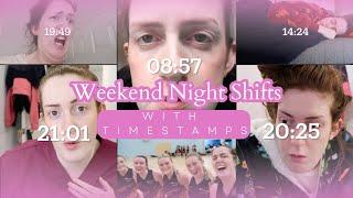 A&E DOCTOR | Weekend Night Shifts - with TIMESTAMPS