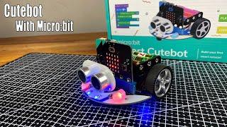 Microbit based ELECFREAKS Smart Cutebot unboxing and review | Micro:bit robot #microbit #robotics