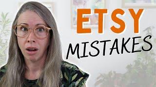 I made ALL these Etsy shop mistakes (so you don't have to...) 