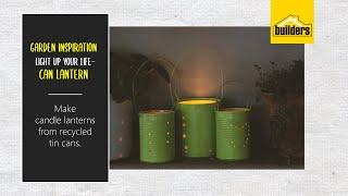 How to Make Lanterns from Tins