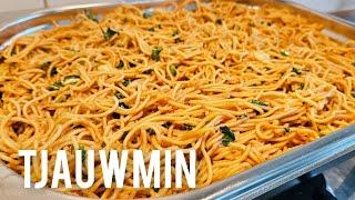 Tjauwmin maken lekkere en makkelijk recept|Noodles makes a tasty and easy recipe