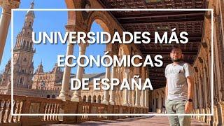 UNIVERSIDADES MÁS ECONÓMICAS DE ESPAÑA