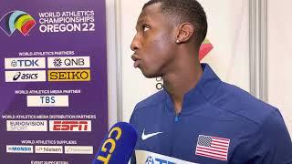 Erriyon Knighton Thrilled With World Championship Bronze Medal at 18 Years Old