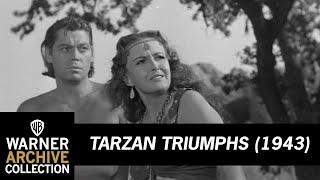 Tarzan Triumphs Movie Scene | Tarzan Feeds Nazis To The Pirana | Warner Bros. Classics