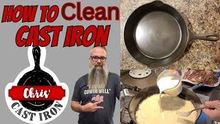 CLEAN (with SOAP) Your Cast Iron Skillet after Cooking | Homesteading Life Conference