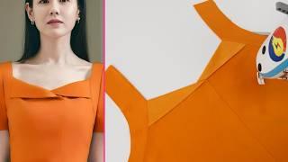 Very Easy Stylish Kurti Neck Design Cutting and Stitching | Basic Sewing Tips and Tricks