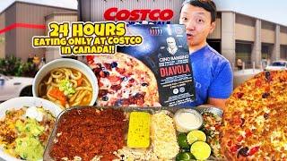 BEST Costco JAPANESE NOODLES! 24 Hours Eating ONLY Costco Food in Canada