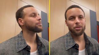 Steph Curry doesn't seem worried after the Warriors 51 point loss to Memphis Grizzlies!!