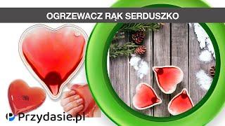 Ogrzewacz rąk serduszko serce prezent walentynki czerwony | PrzydaSiePL