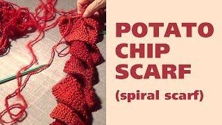 Potato Chip Scarf | Spiral Scarf