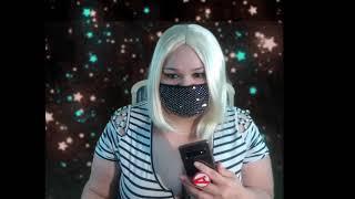 I am loving this look, white hair with sparkle mask shining starts make the set complete.