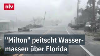 Küstenstädte geflutet: "Milton" peitscht Wassermassen über Florida | ntv