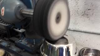 Sunglory-  Semi auto bottom polishing machine  (cotton wheel )