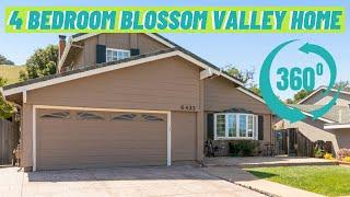 Blossom Valley | La Colina Neighborhood | 4 Bedroom 360 Home Tour | San Jose, CA