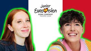 LET'S REACT TO FRANCE'S SONG FOR JUNIOR EUROVISION 2024 - TITOUAN "COMME CI, COMME ÇA"