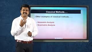 03. Introduction to Analytical Chemistry #ch08sp #swyamprabha