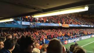 Üst Üst'e Üç tane Üçlü Stamford Bridge'de. Chant Battle Chelsea VS Galatasaray.