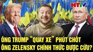 Bản tin quốc tế 11/3: Ông Trump “quay xe” phút chót, ông Zelensky chính thức được cứu?