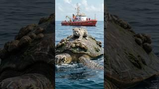 Best friends in trouble: turtle & leopard rescued