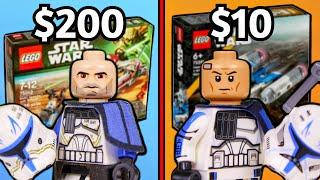 $10 VS $200 LEGO Captain Rex Minifigure Comparison