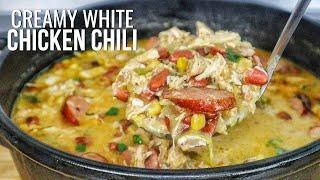 WHITE Chicken Chili Recipe Beats Boring Chili Every Time!