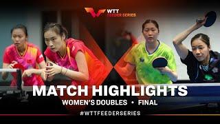 Wang/Han vs Chien/Liu | WD Final | WTT Feeder Halmstad 2024