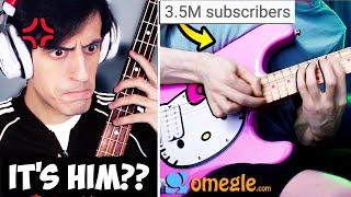 I FOUND HIM on Omegle.. (BASS vs GUITAR Epic Battle ft. TheDooo)